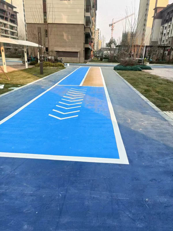 沥青路面改色