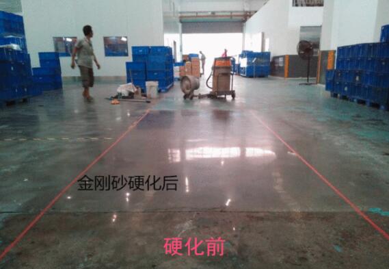 金刚砂地面打磨固化
